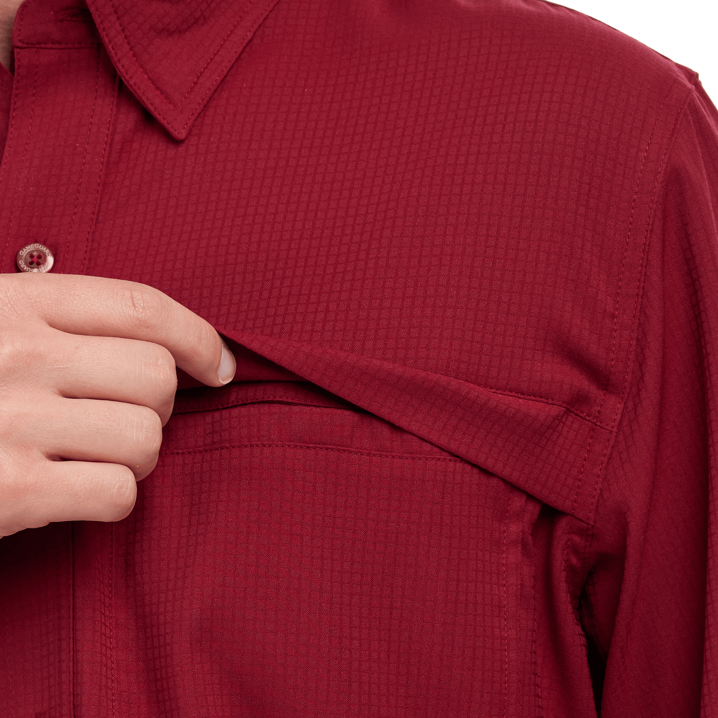 Oxblood Scout Shirt | Long Sleeve