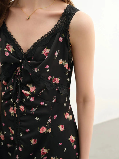 Plus-Size Lace Strapless Dress Slimming Summer Long Dress